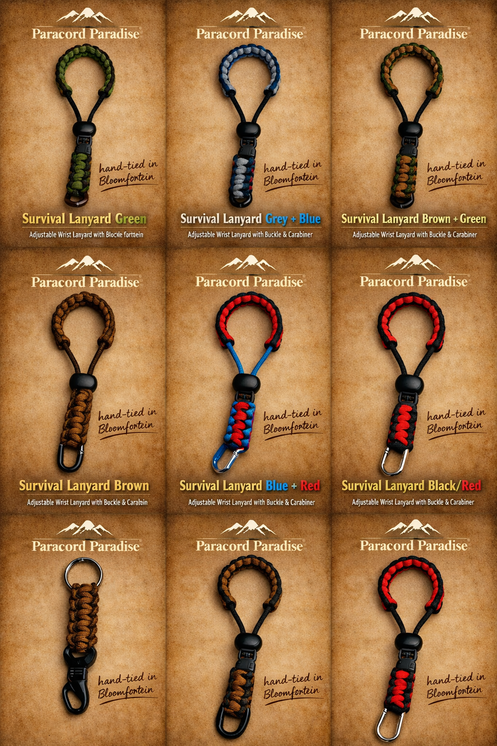 Paracord Wrist Lanyard