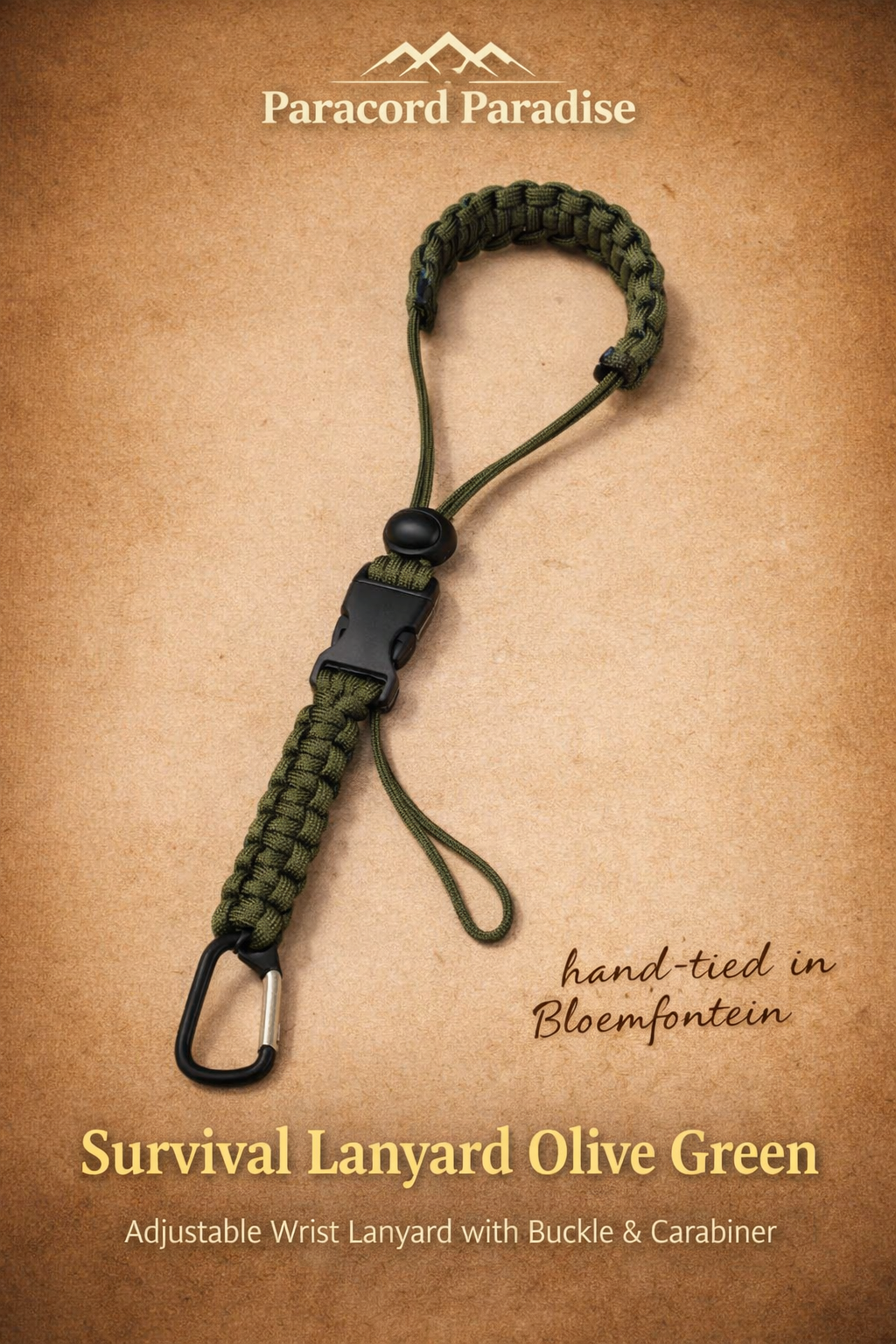 Paracord Wrist Lanyard - Image 2