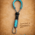 Wrist Lanyard Grey and Turquoise